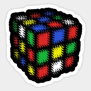 Splash Cube Sticker